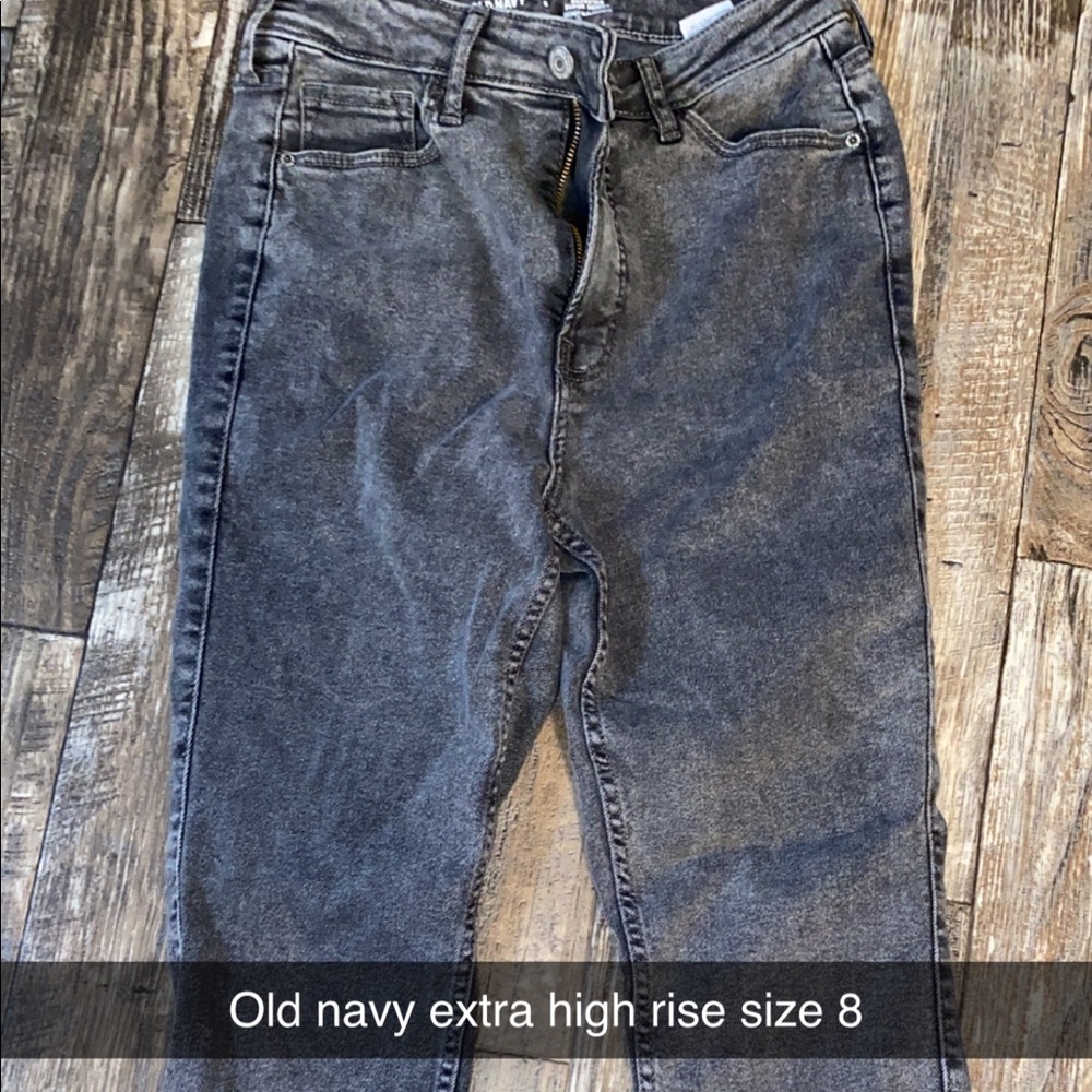Old navy extra high rise jeans